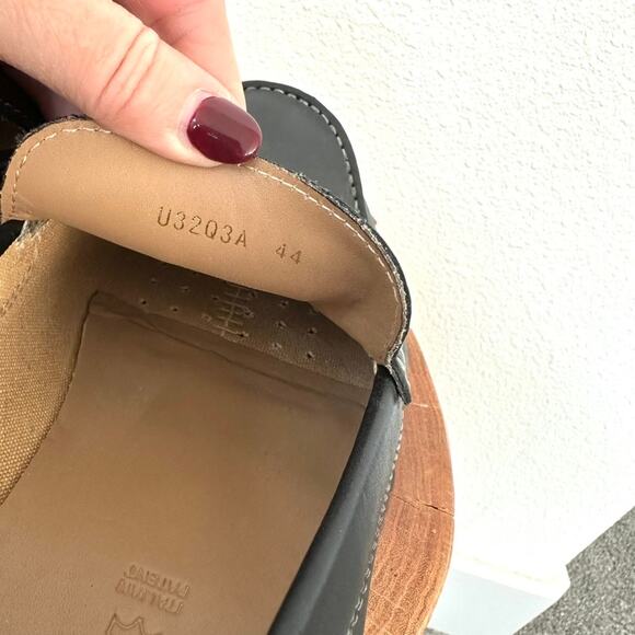 Geox Men’s Leather Loafers Slip-On, Italian Patent, Size 44, Excellent Condition - Picture 7 of 10